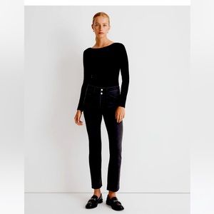 Madewell Kick Out Crop Jeans in Beckley Wash, 25, like new